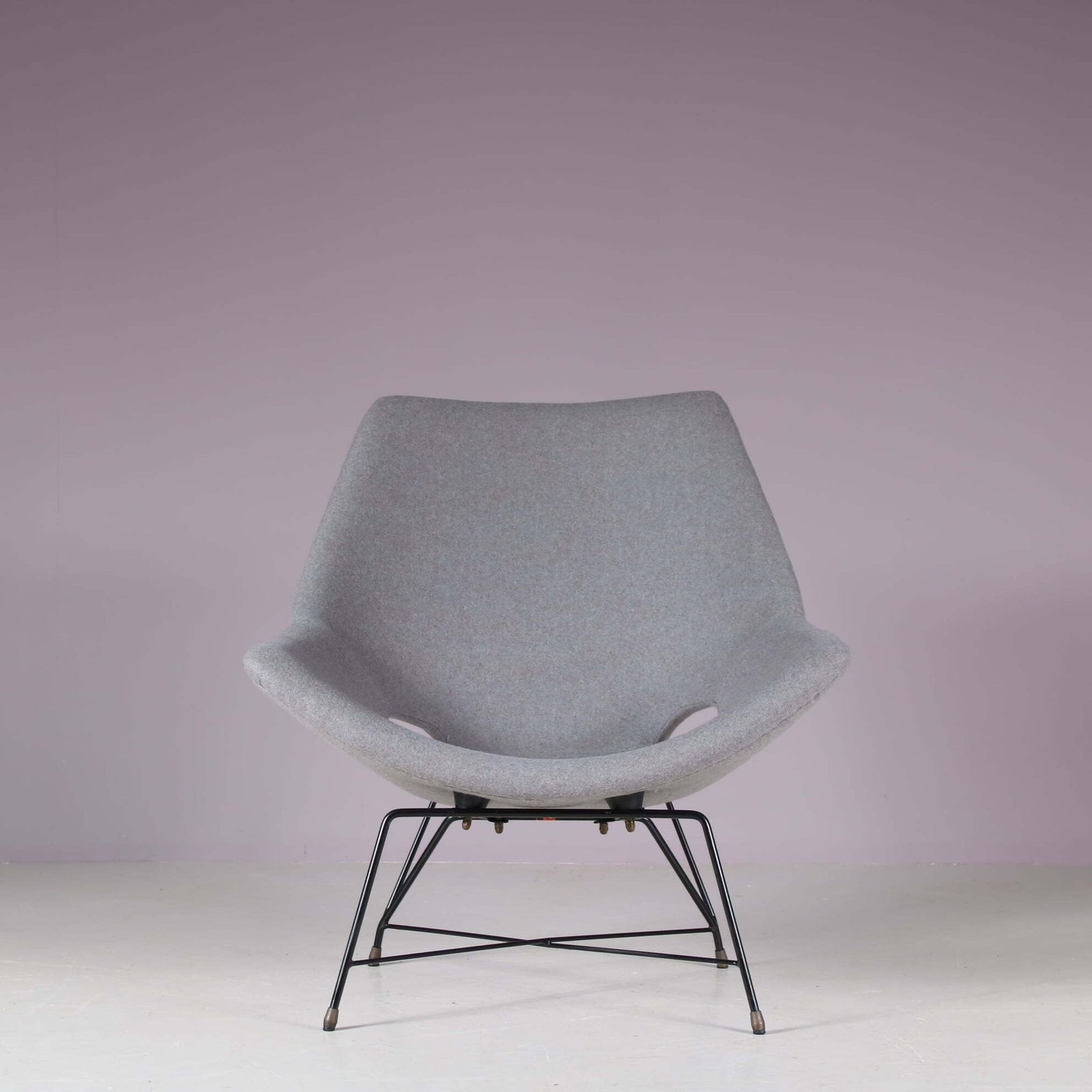 “Kosmos” Lounge Chair By Augusto Bozzi For Saporiti, Italy 1950 photo vinterior