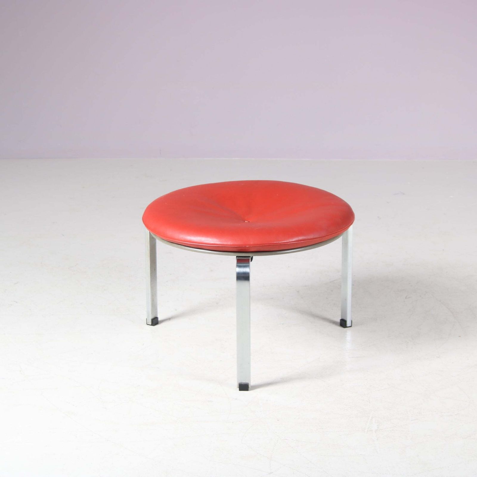 “Pk33” Stool By Poul Kjaerholm For Fritz Hansen, Denmark 1980 photo for sale