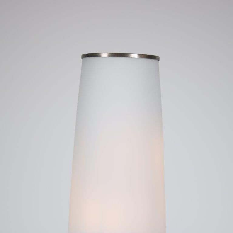 2000s Floor Lamp With Milk Glass Shade From The Netherlands photo 385.0