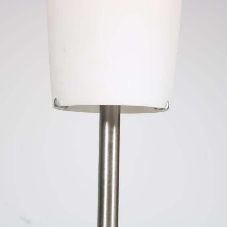 2000s Floor Lamp With Milk Glass Shade From The Netherlands photo vinterior