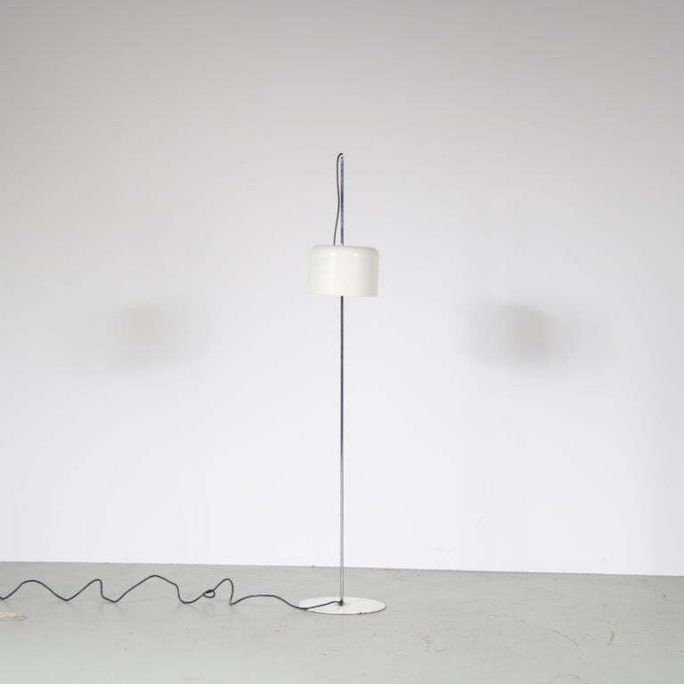 1960s “Coupe” Floor Lamp By Joe Colombo For Oluce, Italy
