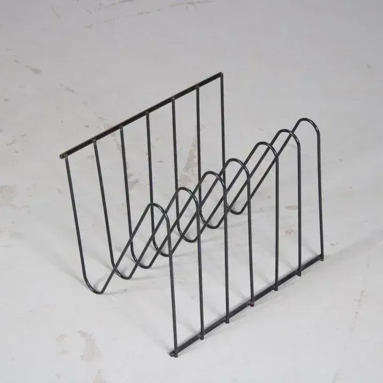 1970s Magazine Rack By Francois Arnal For Atelier A, France