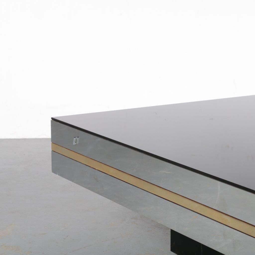 Square Uplighter Coffee Table In The Style Of Maria Sabot, Belgium 1970 photo for sale