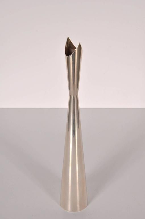 1950s Cardinale Vase By Lino Sabattini For Christofle, France photo for sale