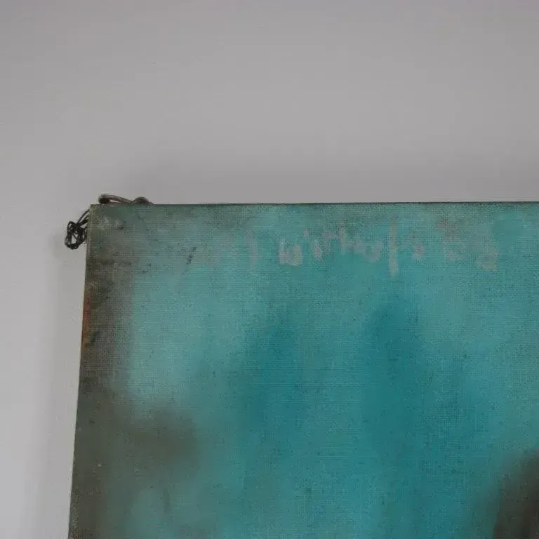 1968 Large Painting “Lasers Give Pictures” By Jan Withofs, Belgium photo buy