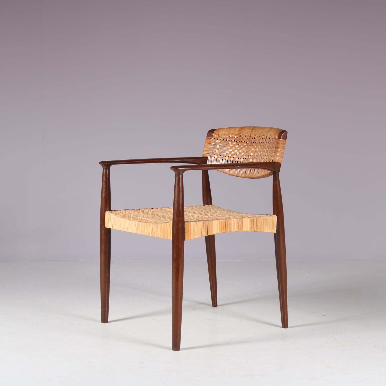 Side Chair By Einar Larsen & Aksel Bender Madsen For Willy Beck, Denmark 1950