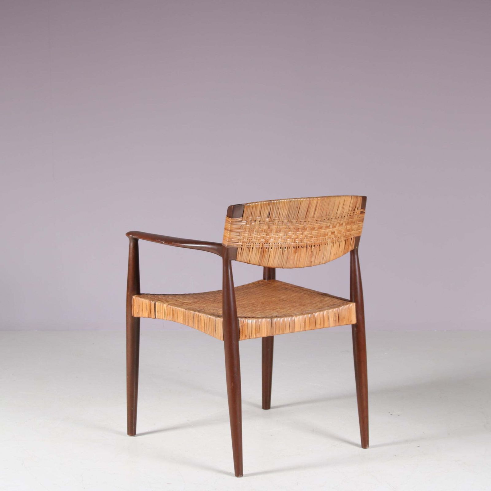 Side Chair By Einar Larsen & Aksel Bender Madsen For Willy Beck, Denmark 1950 photo buy