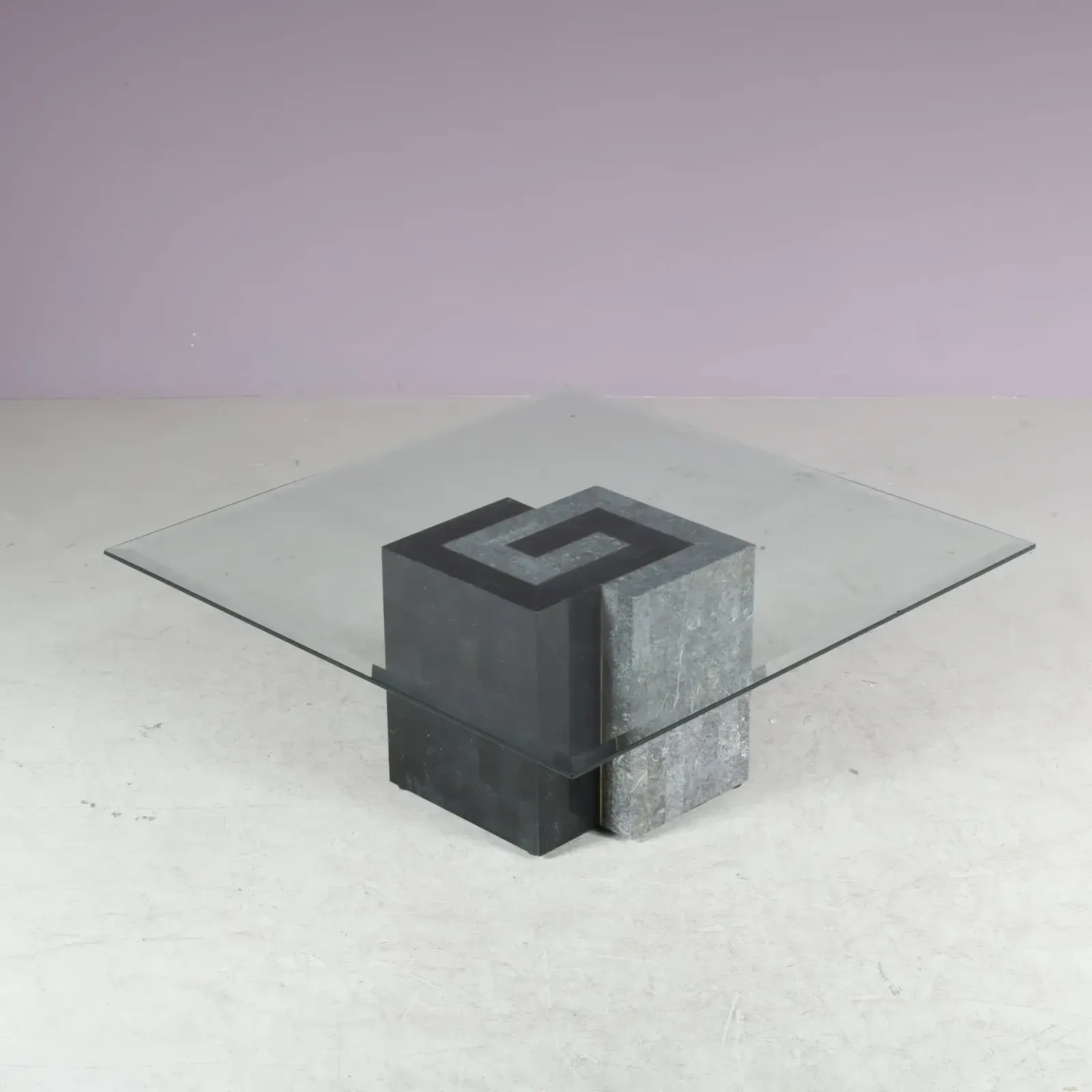 1980s Tessellated Stone Coffee Table By Maitland Smith, USA