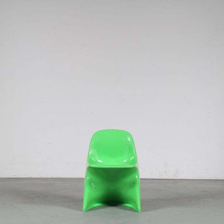 2000s Green “Casalino” Children Chair By Alexander Begge For Casala, Germany photo furniture