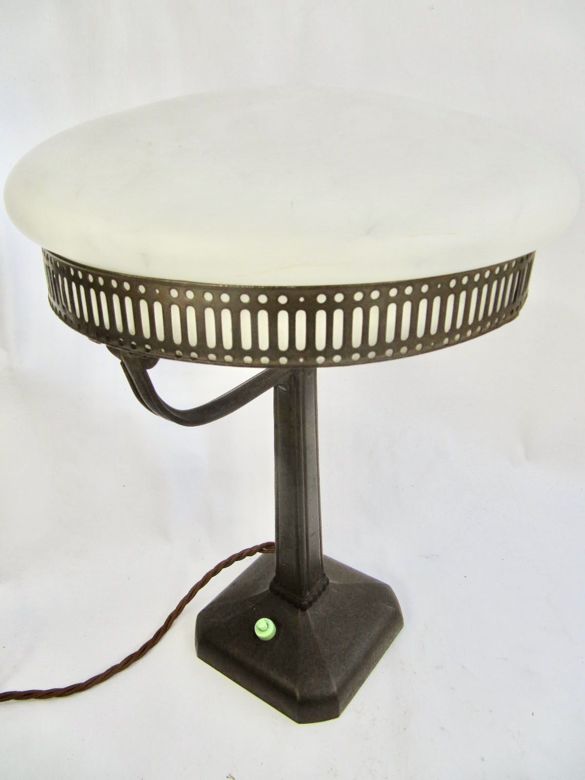 Art Deco Lamp Elegant Jugendstil, Sweden 1920s Bronze Or Patinated photo buy
