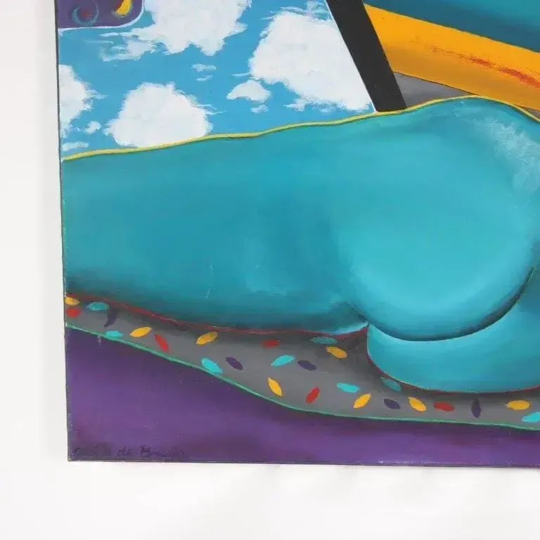 1987 “Venus” Painting By Cecile De Bruijn From Belgium photo vinterior