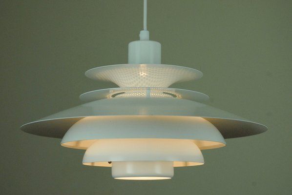 Verona 209603 Pendant Light By Kurt Wiborg For Jeka Metaltryk A/S, Denmark, 1980s
