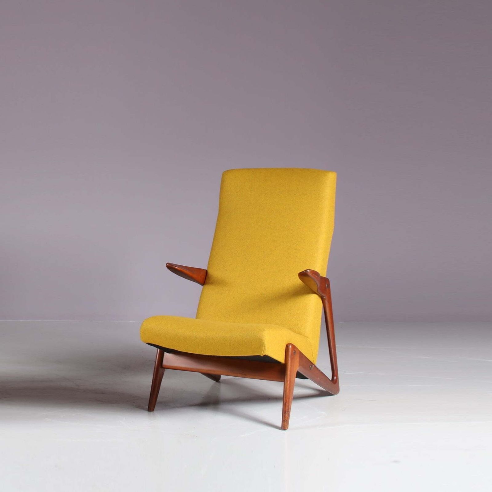 Alfred Hendrickx Attributed Lounge Chair By Belform, Belgium 1950 photo 4388.0