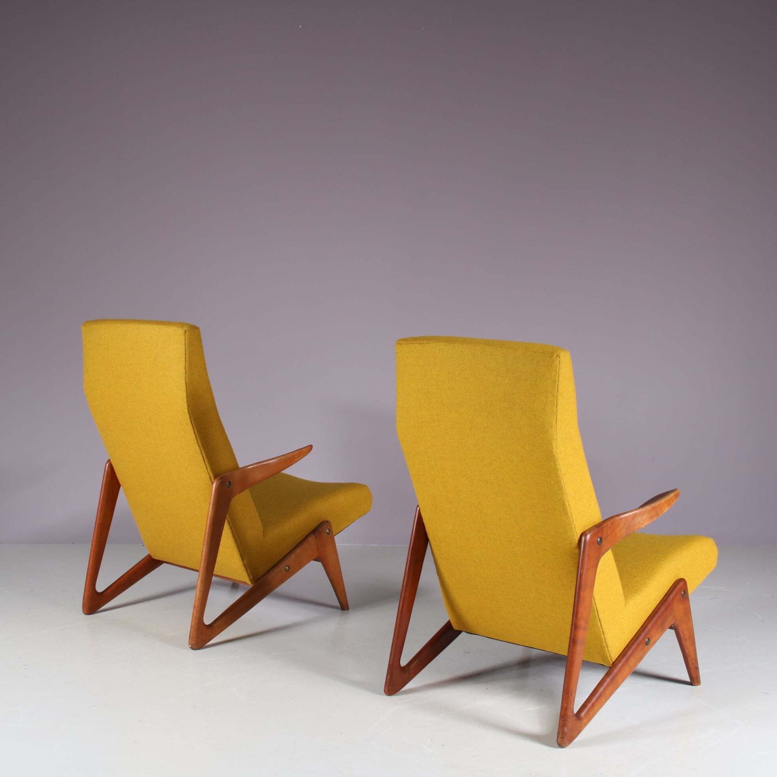 4388.0 Alfred Hendrickx Attributed Lounge Chair By Belform, Belgium 1950 photo