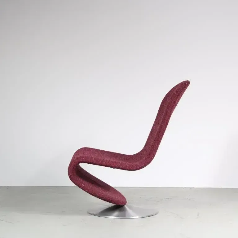 2020s Edition Of 1970s 1 2 3 Chair By Verner Panton For Verpan, Denmark photo Furniture