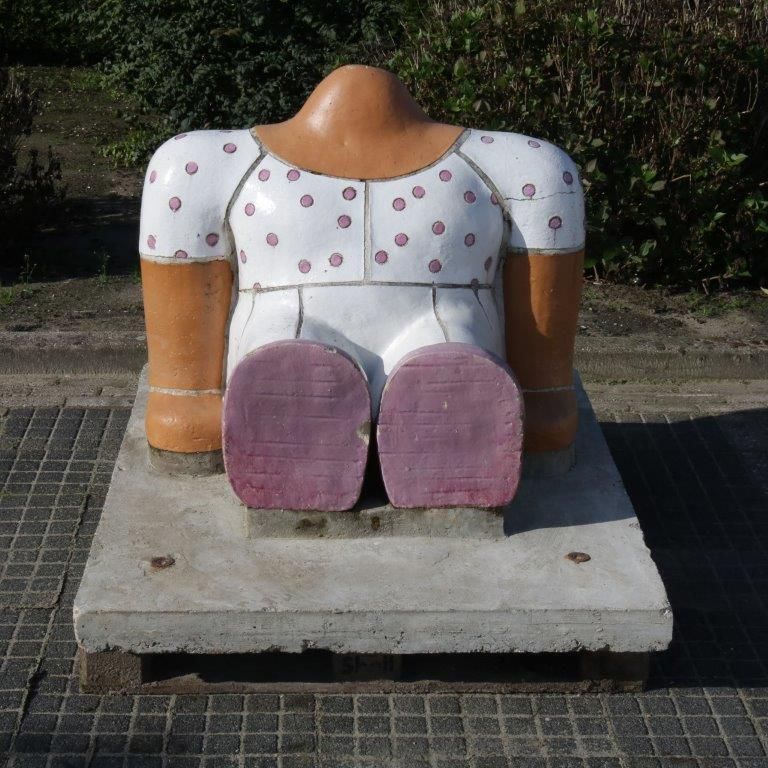Sitting Figure Sculpture By Jan Snoeck Netherlands 1980 photo 8775.0