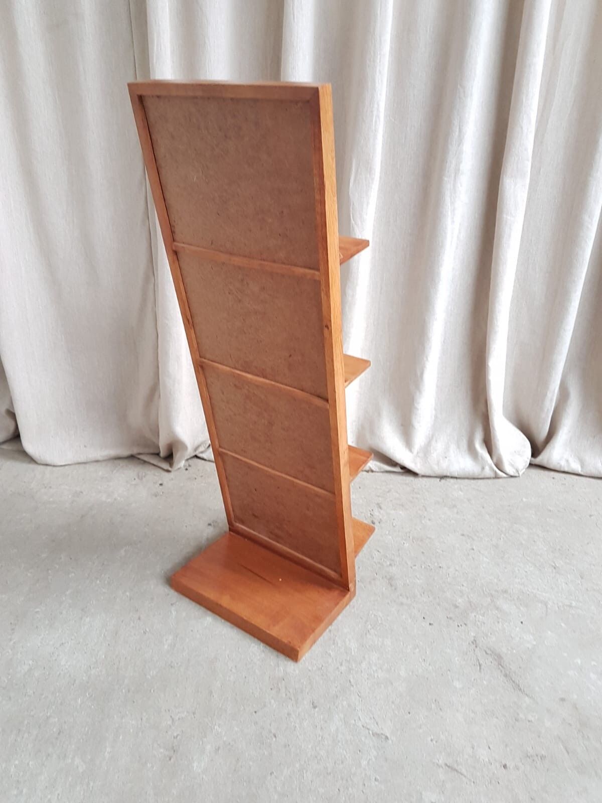 photo for sale Vtg Mid Century Compact Bookcase Small Shelves Danish Scandi Design Retro R739