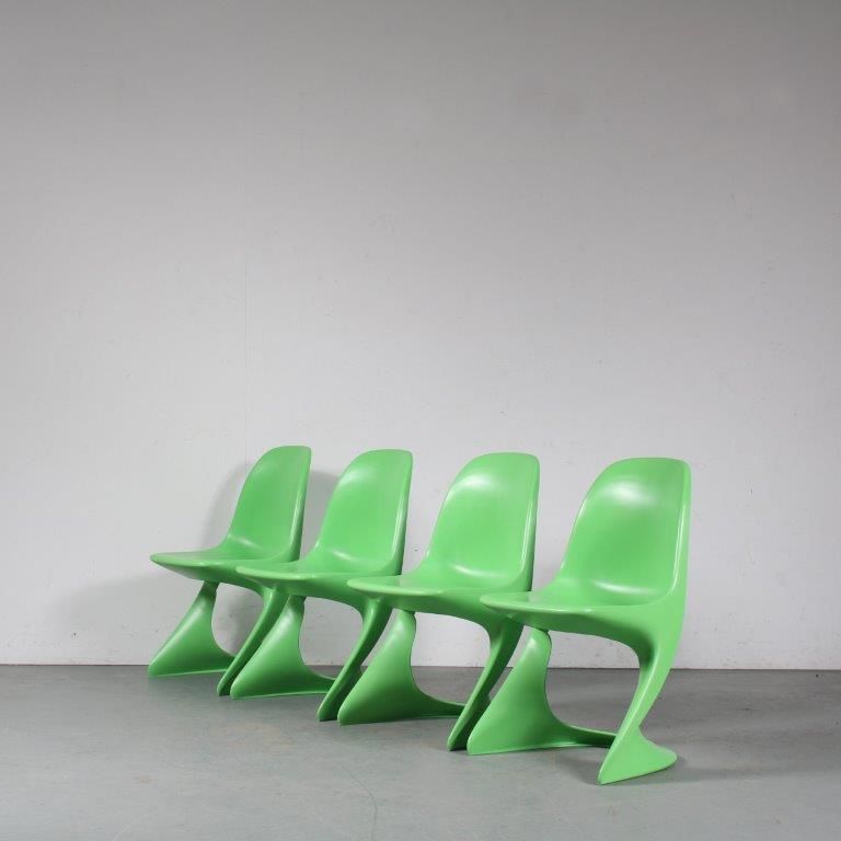 122.0 2000s Green “Casalino” Chair By Alexander Begge For Casala, Germany – Large Stock! photo