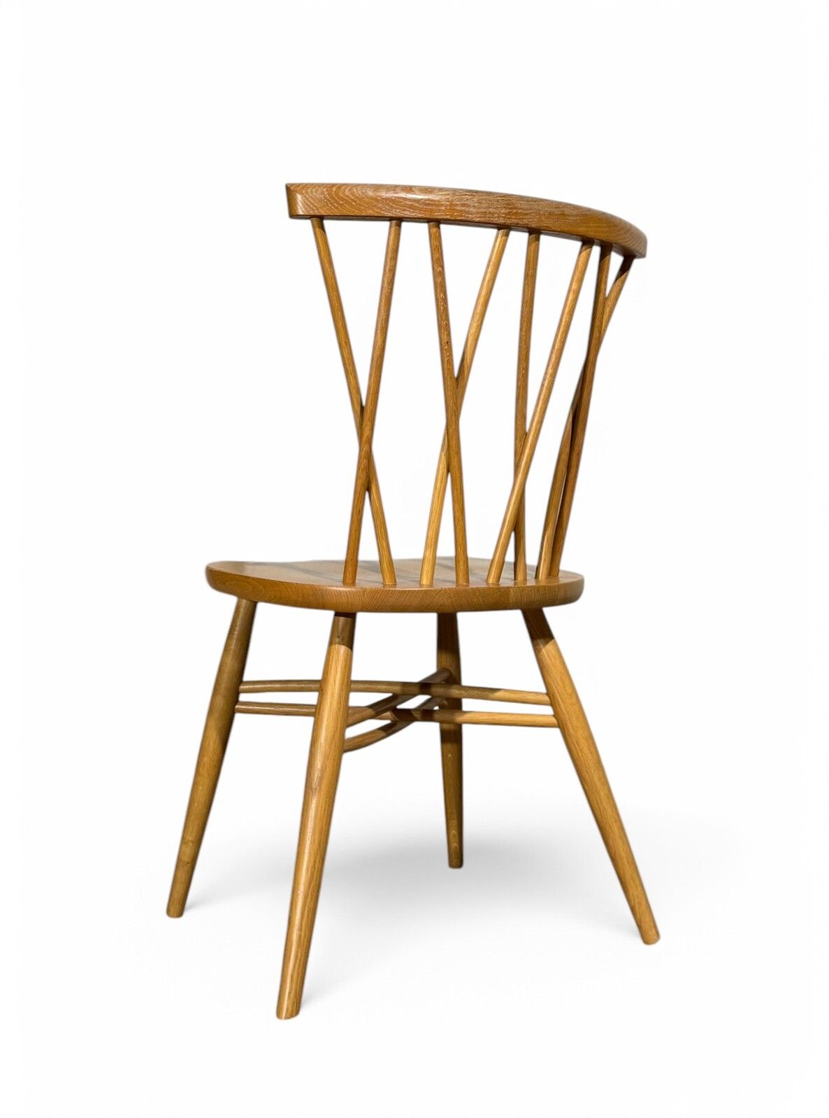 photo furniture Ercol Chiltern Candle Stick Chair Desk Chair Oak