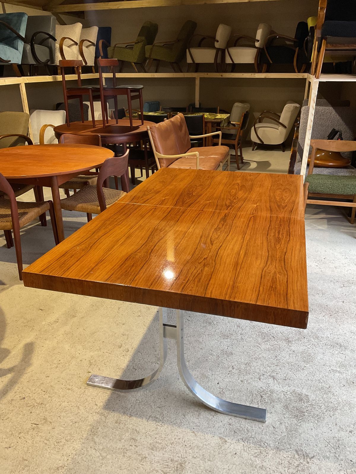 1985.0 Dining Table By Skovby Møbelfabrik Danish Craftsmanship In Mid Century Style photo