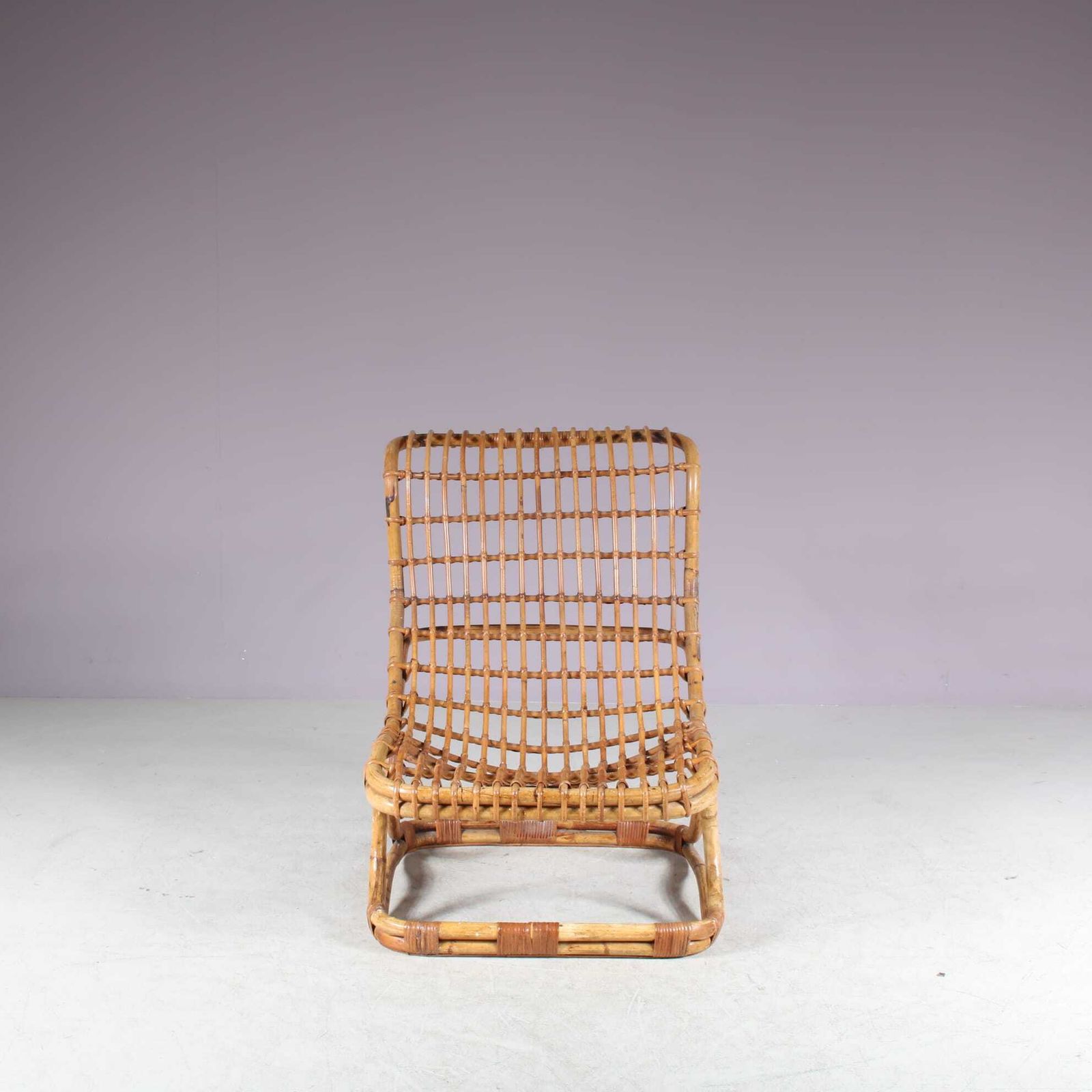 Tito Agnoli Lounge Chair For Bonacina, Italy 1950 photo for sale