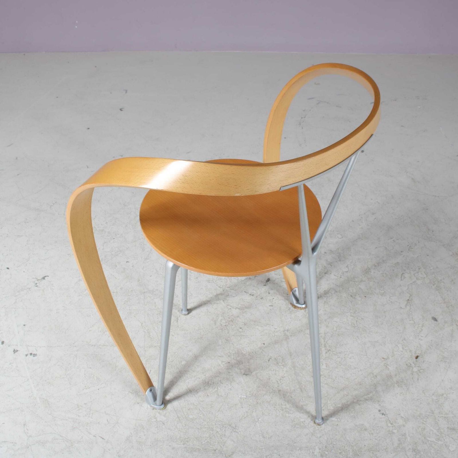 photo for sale Set Of 4 “Revers” Chairs By Andrea Branzi For Cassina, Italy 1990
