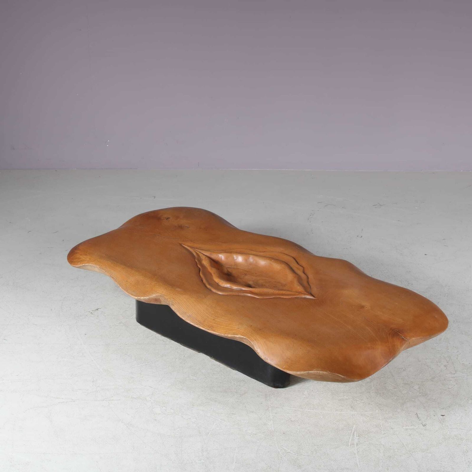 1980s Sculptural Coffee Table By Gerard Ducouret, France photo vinterior