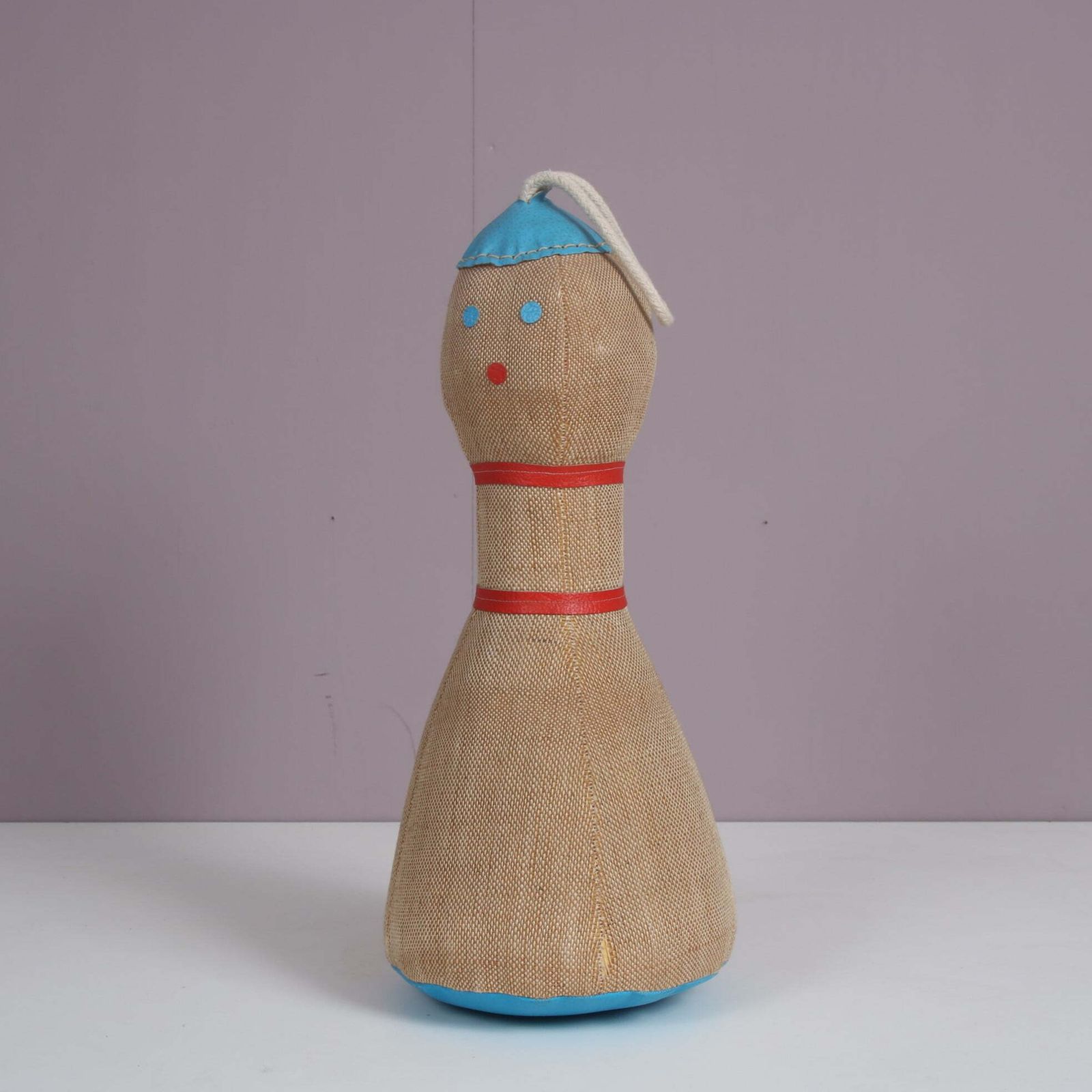 Jute And Leather Toy By Renate Müller For H. Josef Leven Kg, Germany 1960 photo for sale