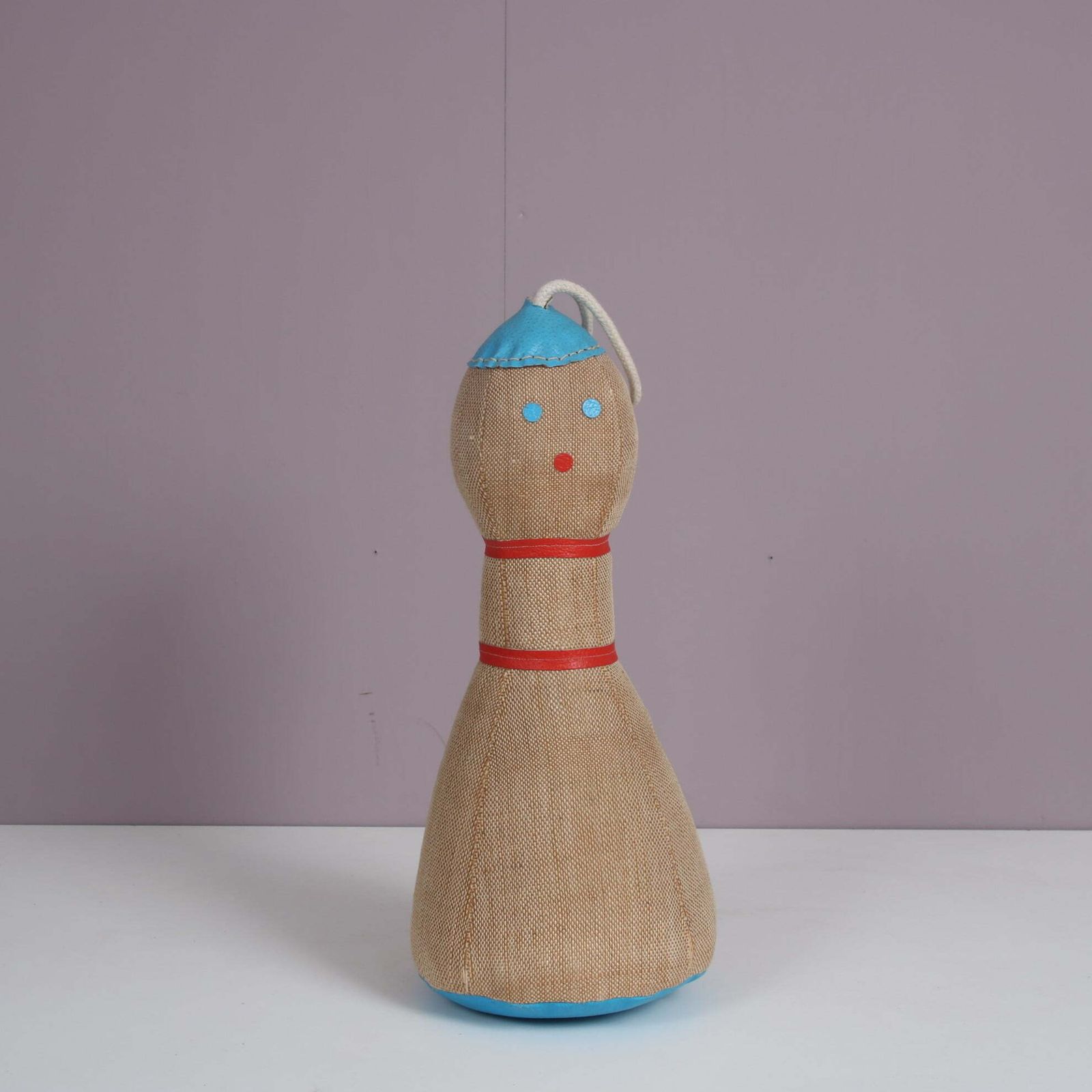 Jute And Leather Toy By Renate Müller For H. Josef Leven Kg, Germany 1960 photo Home Decor