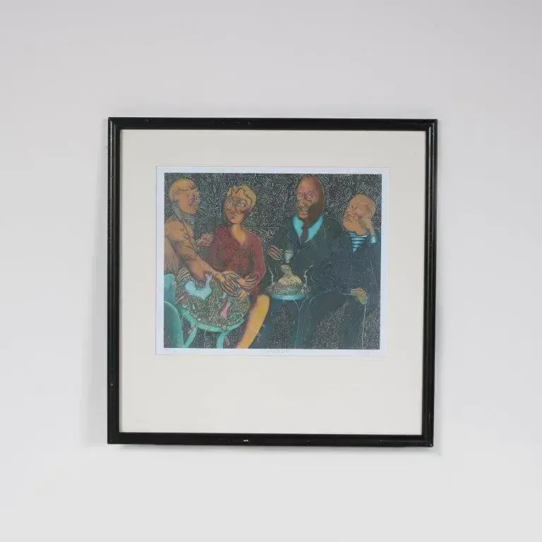 2001 Framed Lithography “Kapoenen” , Netherlands