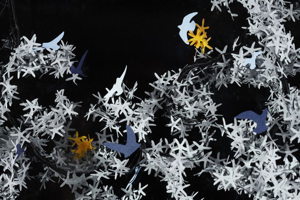 photo furniture Metal And Paper Creation By Lebanese Artist Nayla Tabet &Quot;The Bird Effect&Quot.