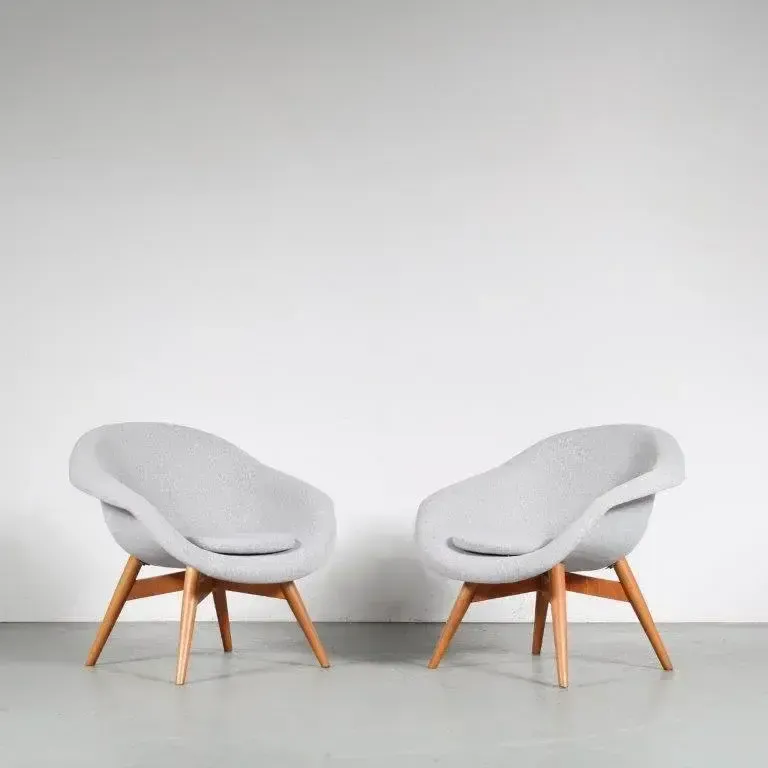 Pair Of Frantisek Jirak Lounge Chairs From Czech, 1950 photo 2340.0