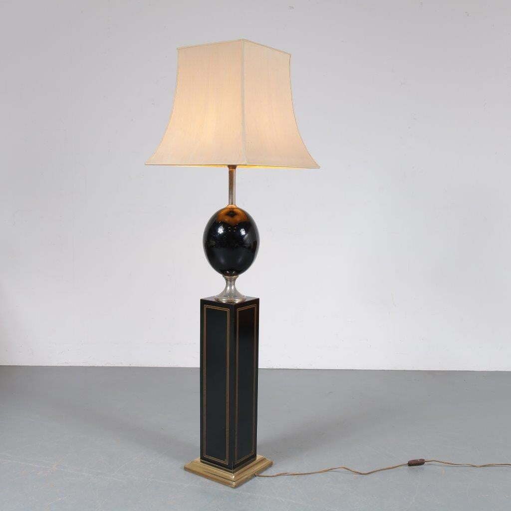 1970s Maison Barbier Floor Lamp photo vintage