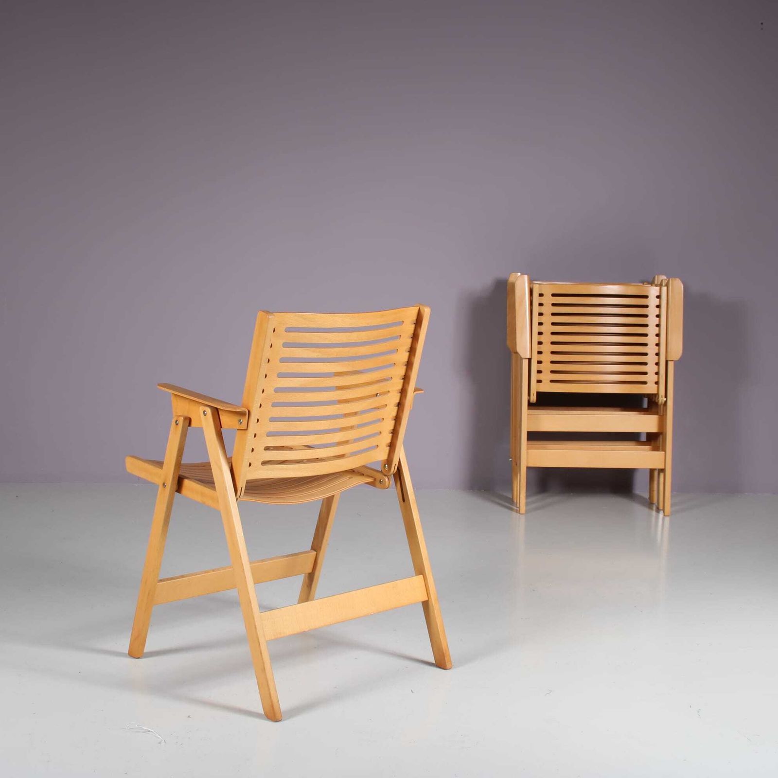 photo vintage 1950s “Rex” Folding Chair By Niko Kralj For Stol Kamnik, Slovenia