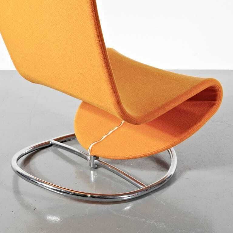 1970s “1 2 3” Rocking Chair By Verner Panton For Fritz Hansen, Denmark photo vinterior