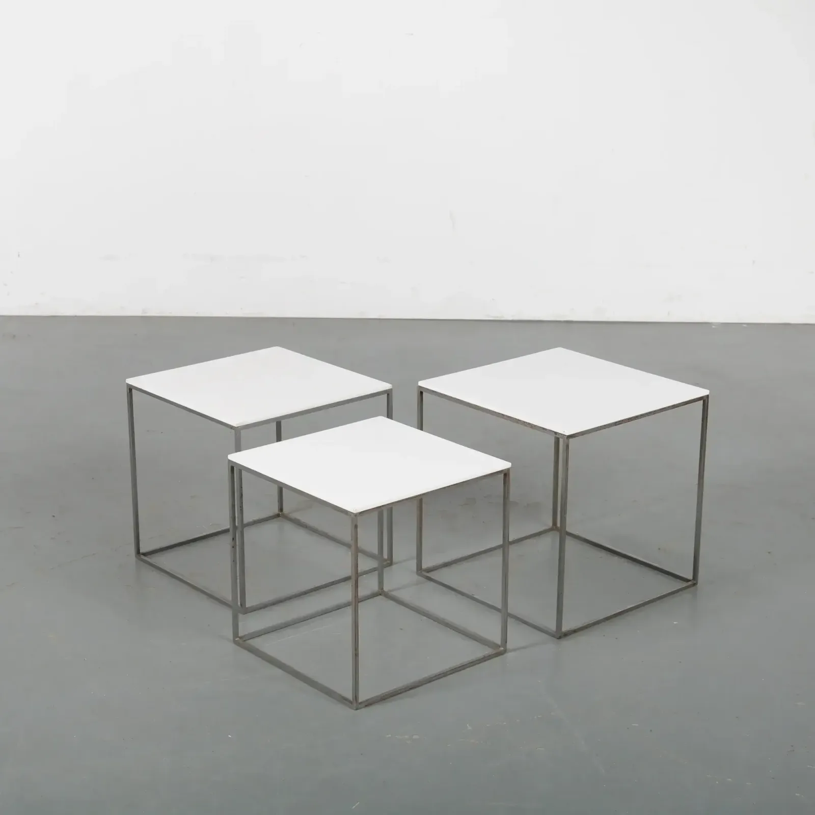 Poul Kjaerholm Pk71 Nesting Tables, Denmark, 1960 photo furniture