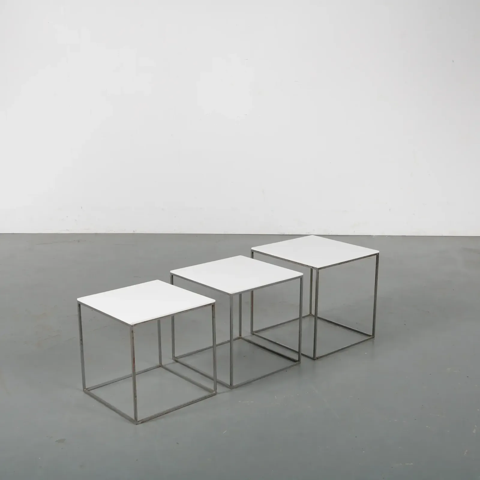 Poul Kjaerholm Pk71 Nesting Tables, Denmark, 1960 photo for sale