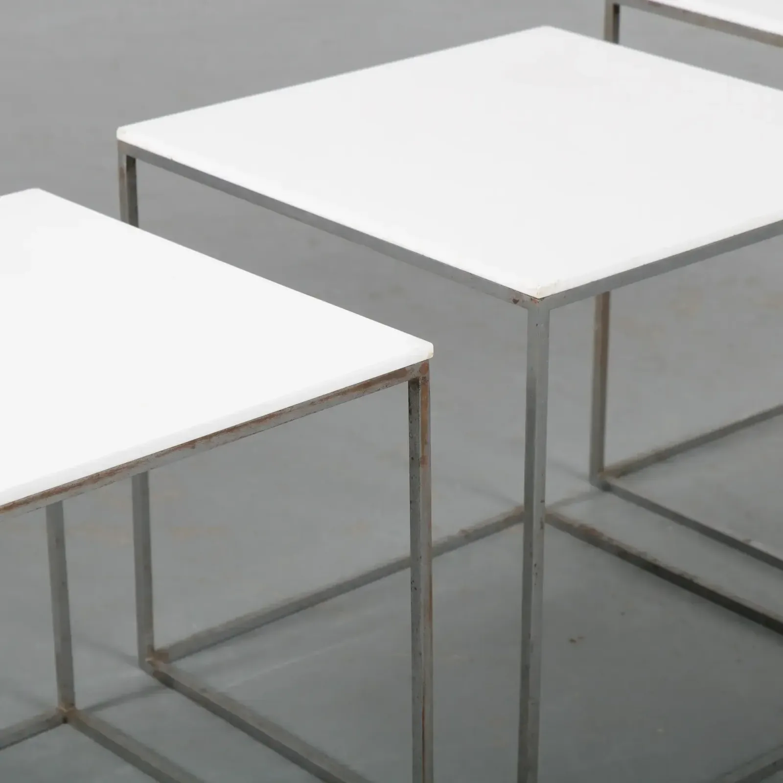 Poul Kjaerholm Pk71 Nesting Tables, Denmark, 1960 photo Furniture
