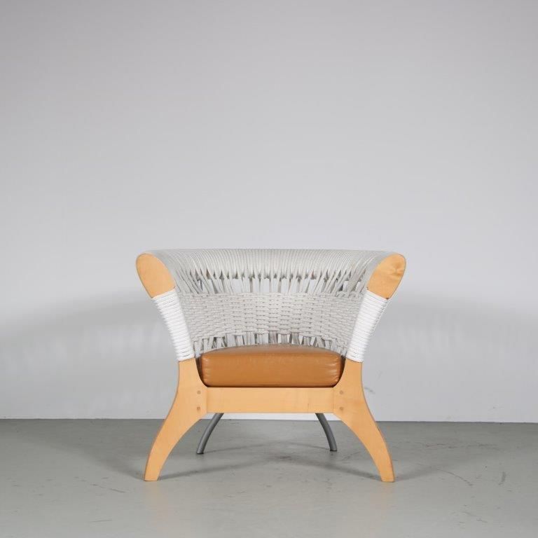 1990s Lounge Chair Attributed To Poltrona Frau, Italy photo vinterior