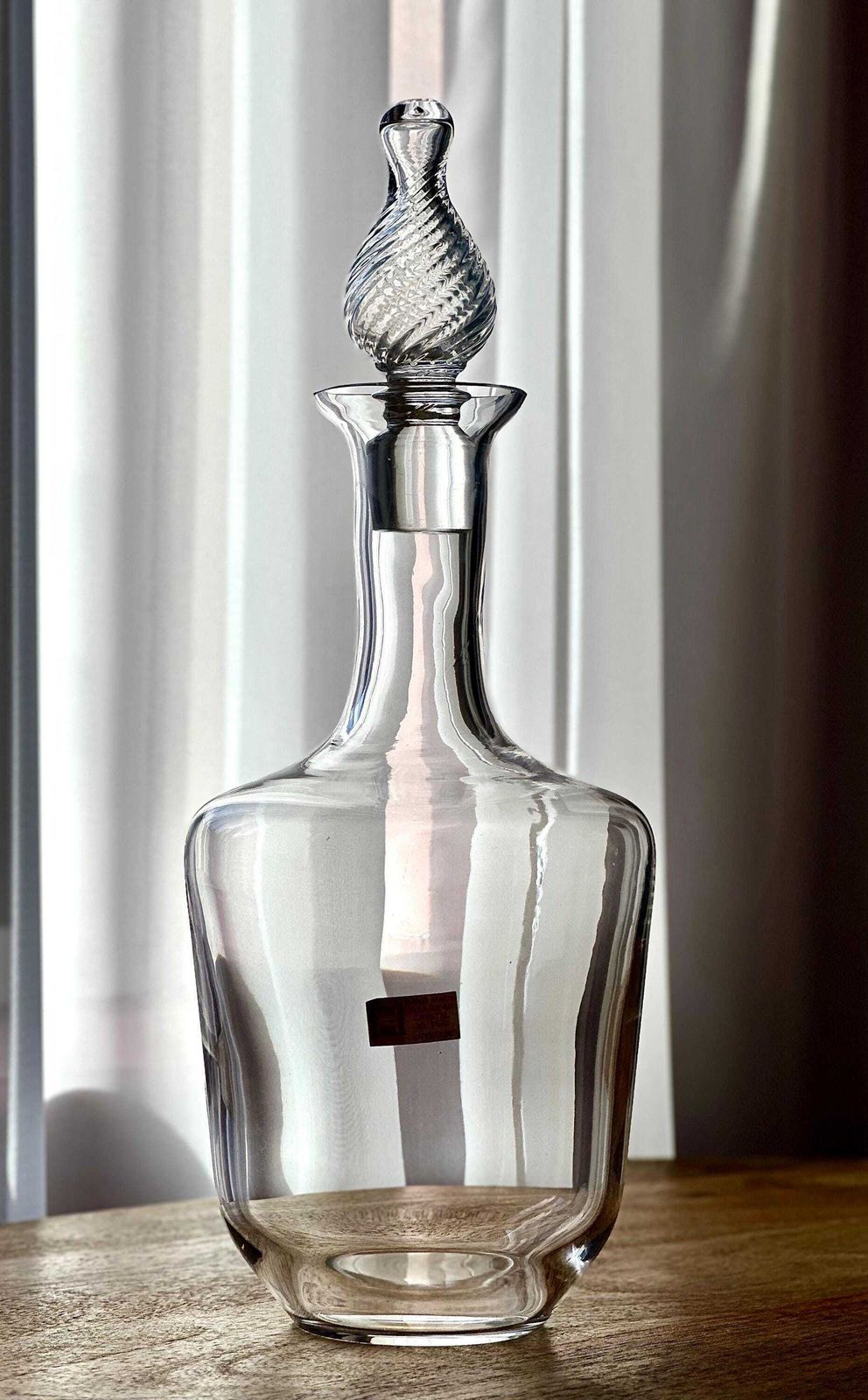 Authentic 1960s Hadeland Crystal Decanter By Willy Johansson photo furniture