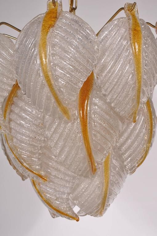 1960s Murano Glass Ceiling Lamp By Mazzega, Italy photo vintage