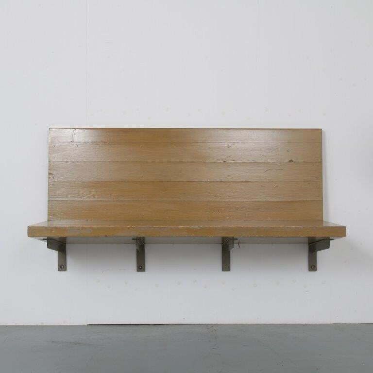 Rare Dom Hans Van Der Laan Wall Mounted Bench, Netherlands 1970 photo 3413.0