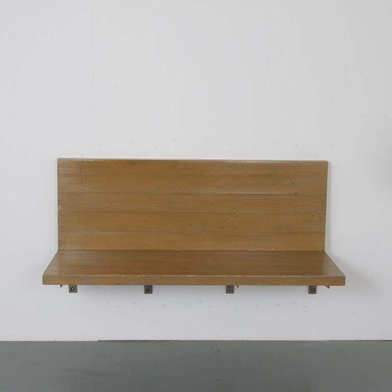 Rare Dom Hans Van Der Laan Wall Mounted Bench, Netherlands 1970 photo vinterior