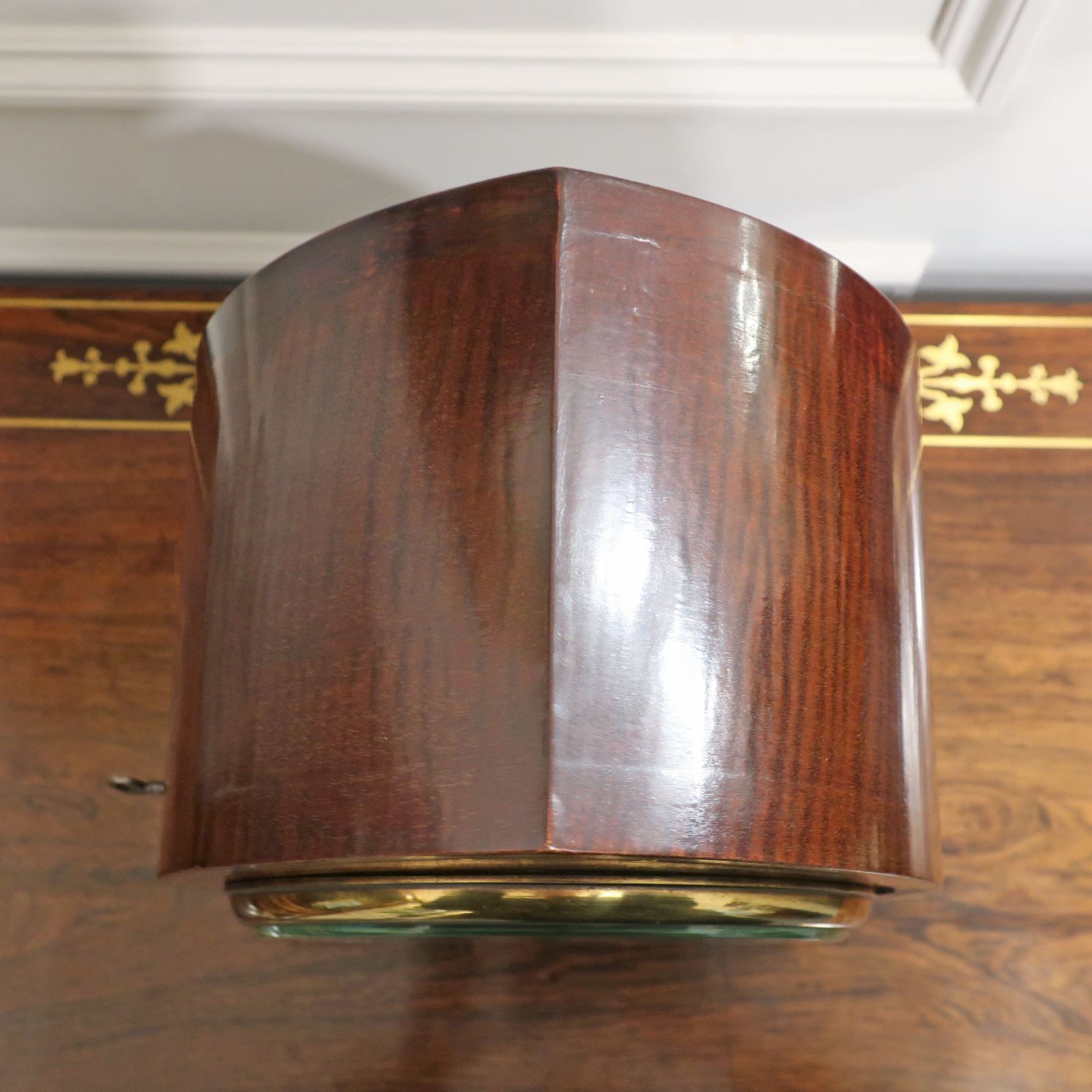 Edwardian Mahogany Single Fusee Timepiece Mantel Clock By W. Burton photo vintage