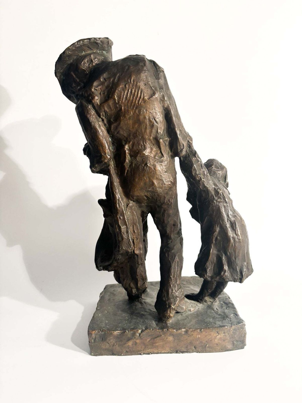 photo for sale Bronze Sculpture Of Two Figures 'The Caprices' By Edmondo Furlan 1960s