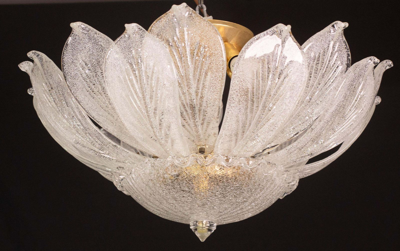 Sorrento, Monumental Italian Murano Glass Ceiling Light Or Chandelier, 1970s photo for sale