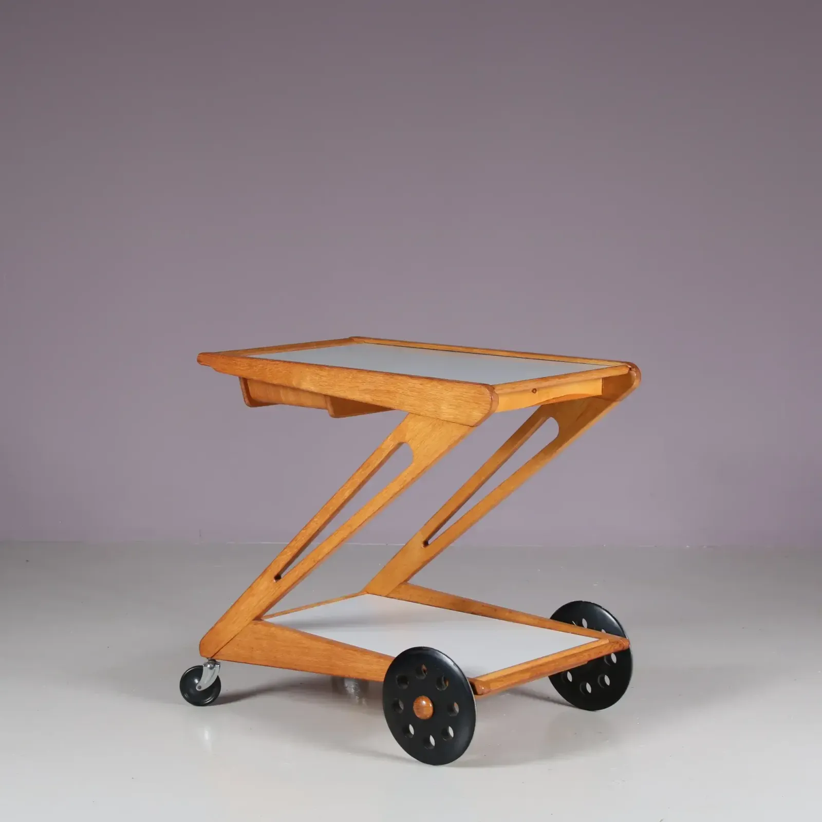Cees Braakman “Mobilo Pe03” Trolley For Pastoe, Netherlands 1950