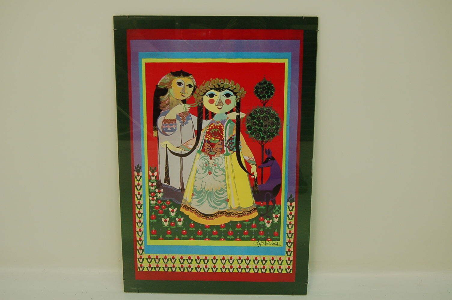 1970s Danish Artwork Print By Bjorn Wiinblad photo furniture