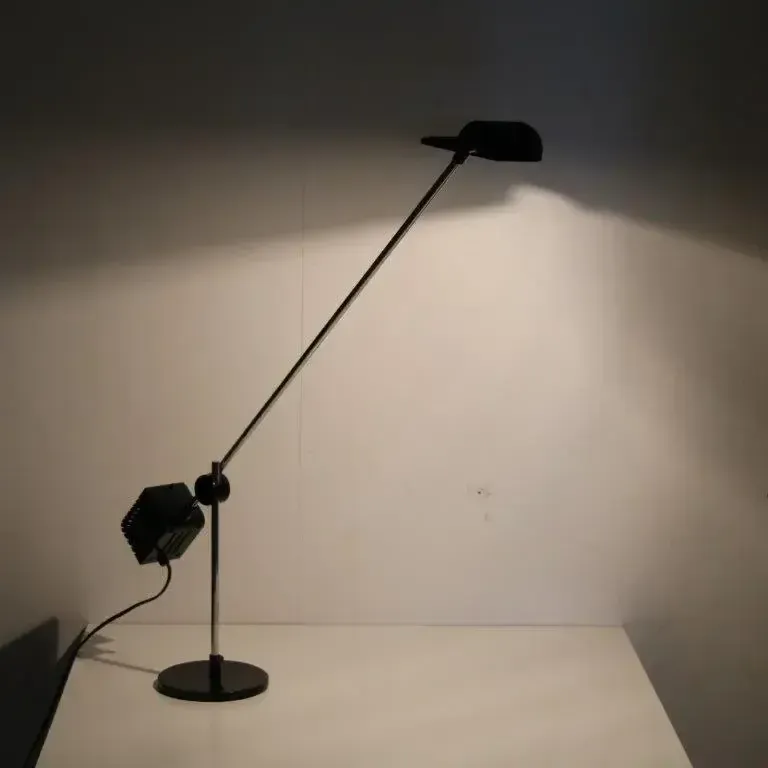1970s Adjustable Desk Lamp By De Pas, D’urbino And Lomazzi For Stilnovo, Italy photo vintage