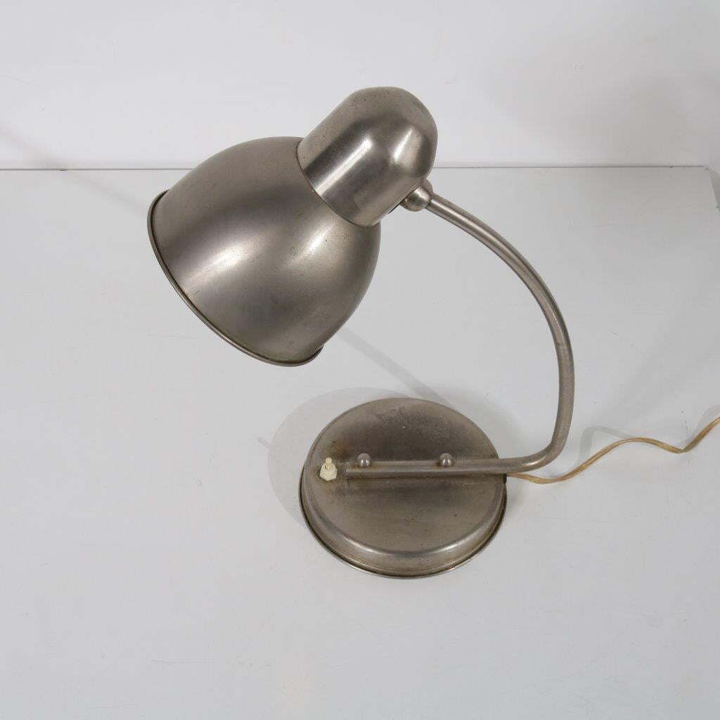 photo furniture 1930s Daalderop Chrome Metal Desk Lamp